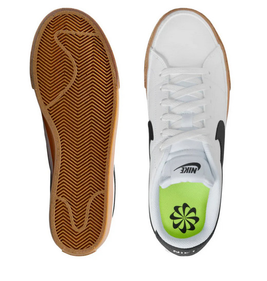 Nike Women Court Legacy White Black Desert Ochre DH3161 100 NEW