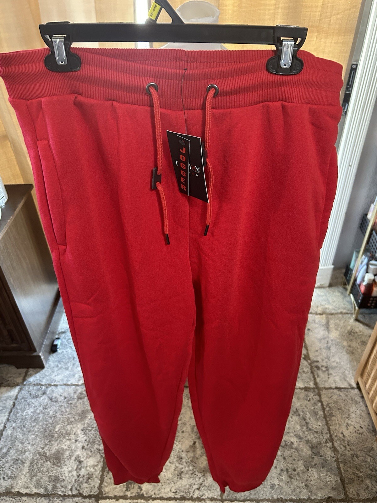 Unisex Galaxy Joggers XXXL Red