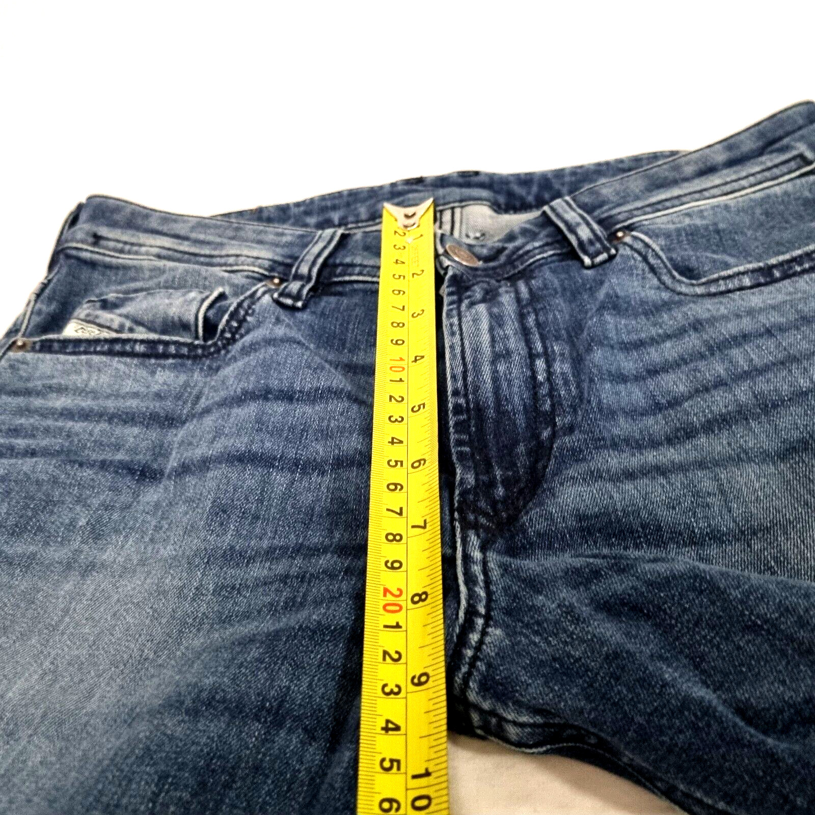 Diesel Men Jeans Sleenker 1979 Blue Denim Mid Rise Slim Leg Size 29 L30
