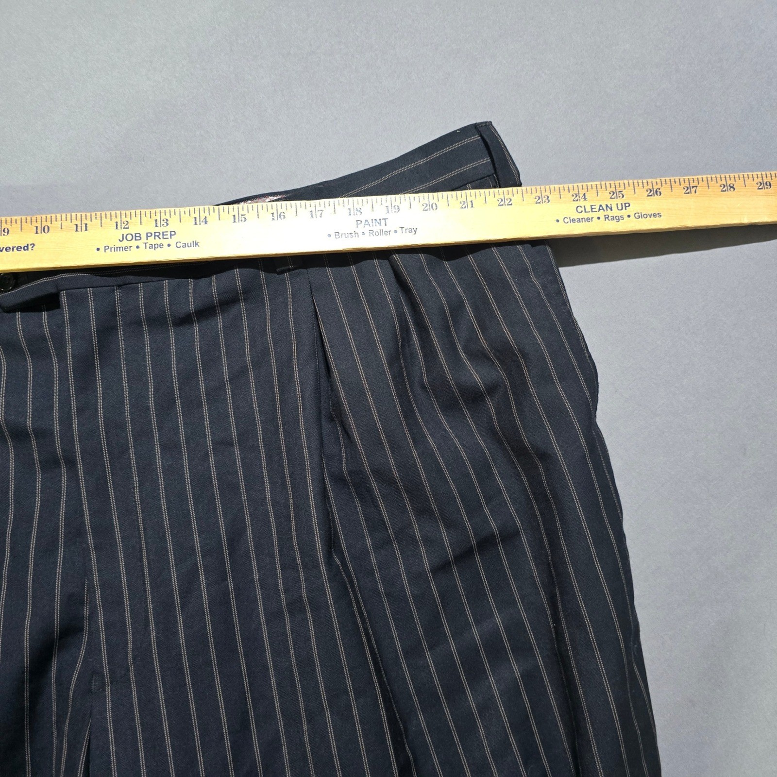 Caravelli Fusion 3 Piece Suit Mens jacket 56L 52×28 pants Vest pinstripe