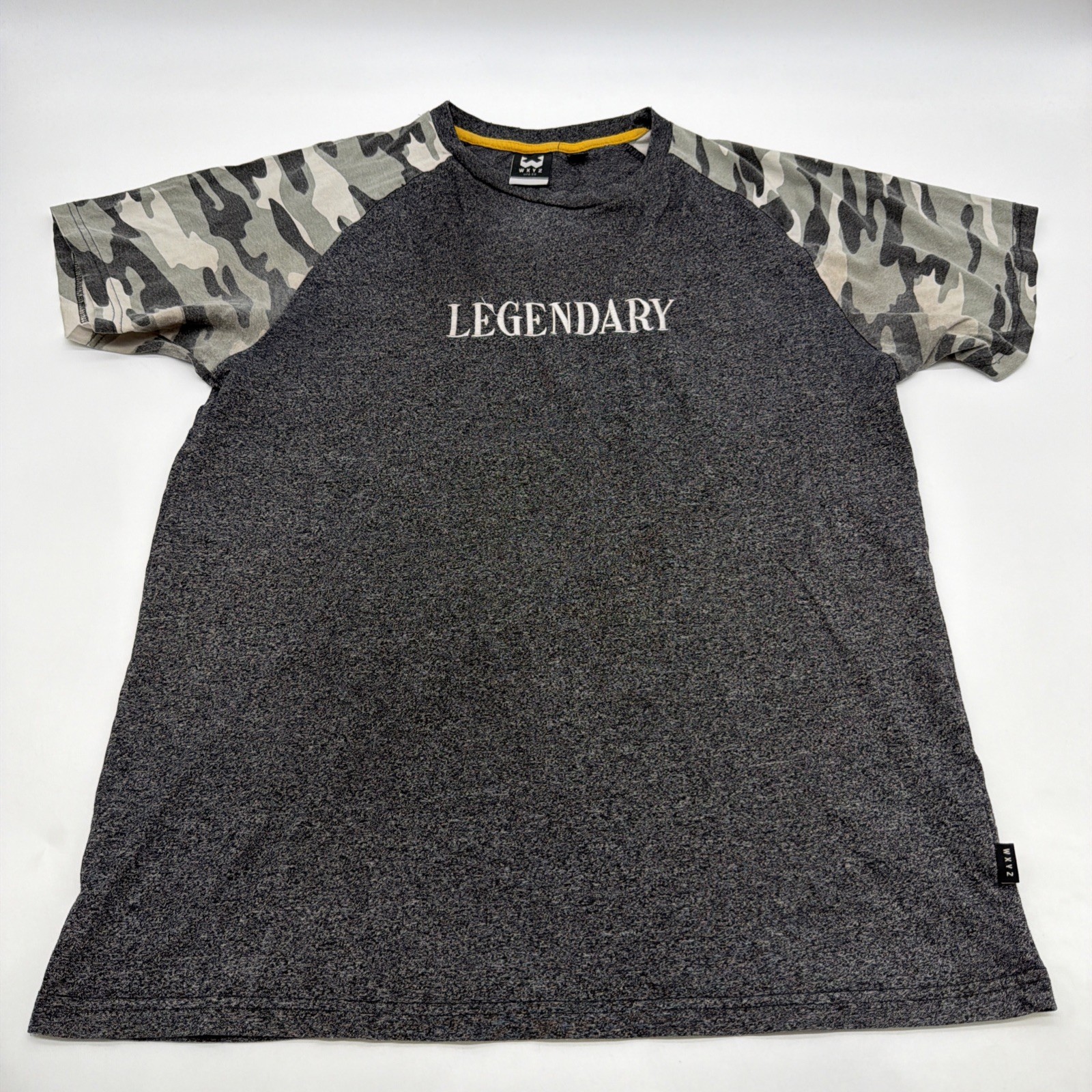 WXYZ T- Shirt Gray Graphic Print Embroidered .#48732
