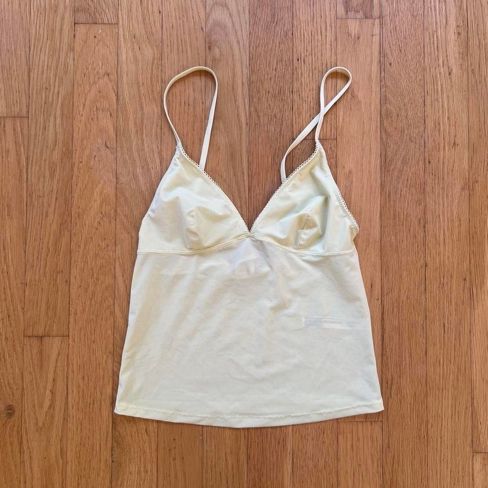 Urban Outfitters Yellow Lace Trim Cami Top Women’s Small