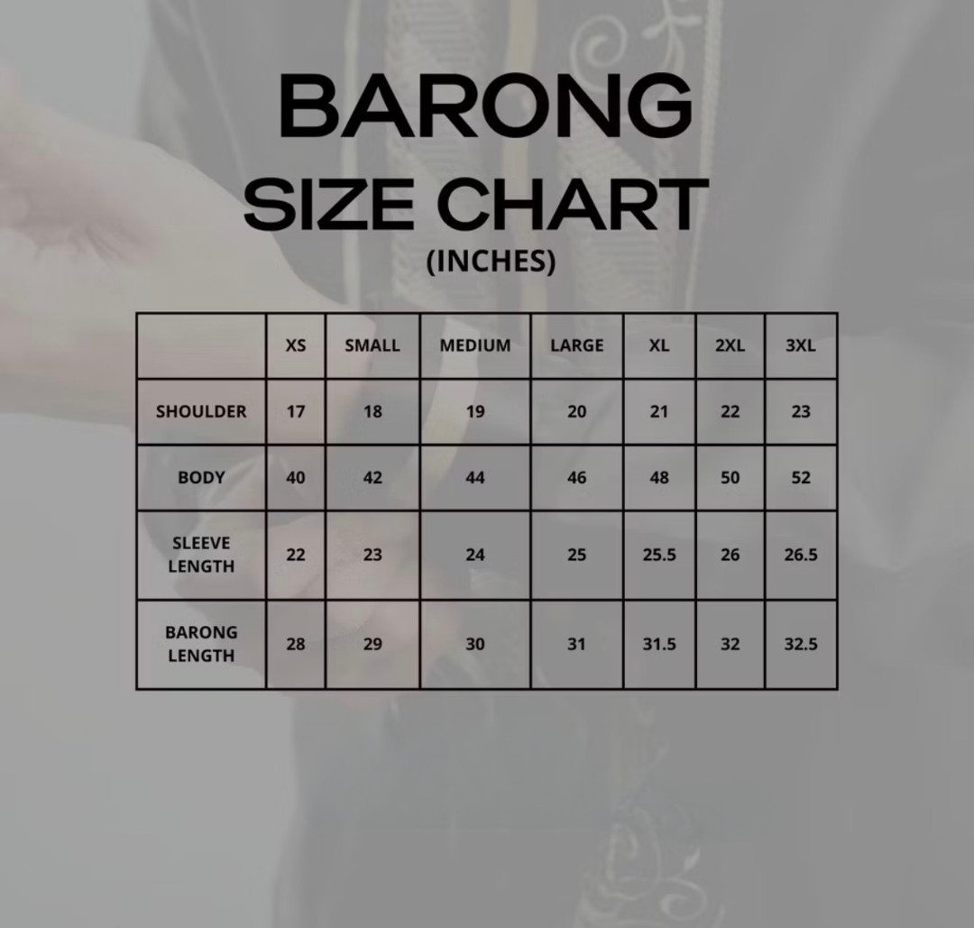 Barong Tagalog for Men Pina Organza w/ Lining Centinnial Design Beige Cream