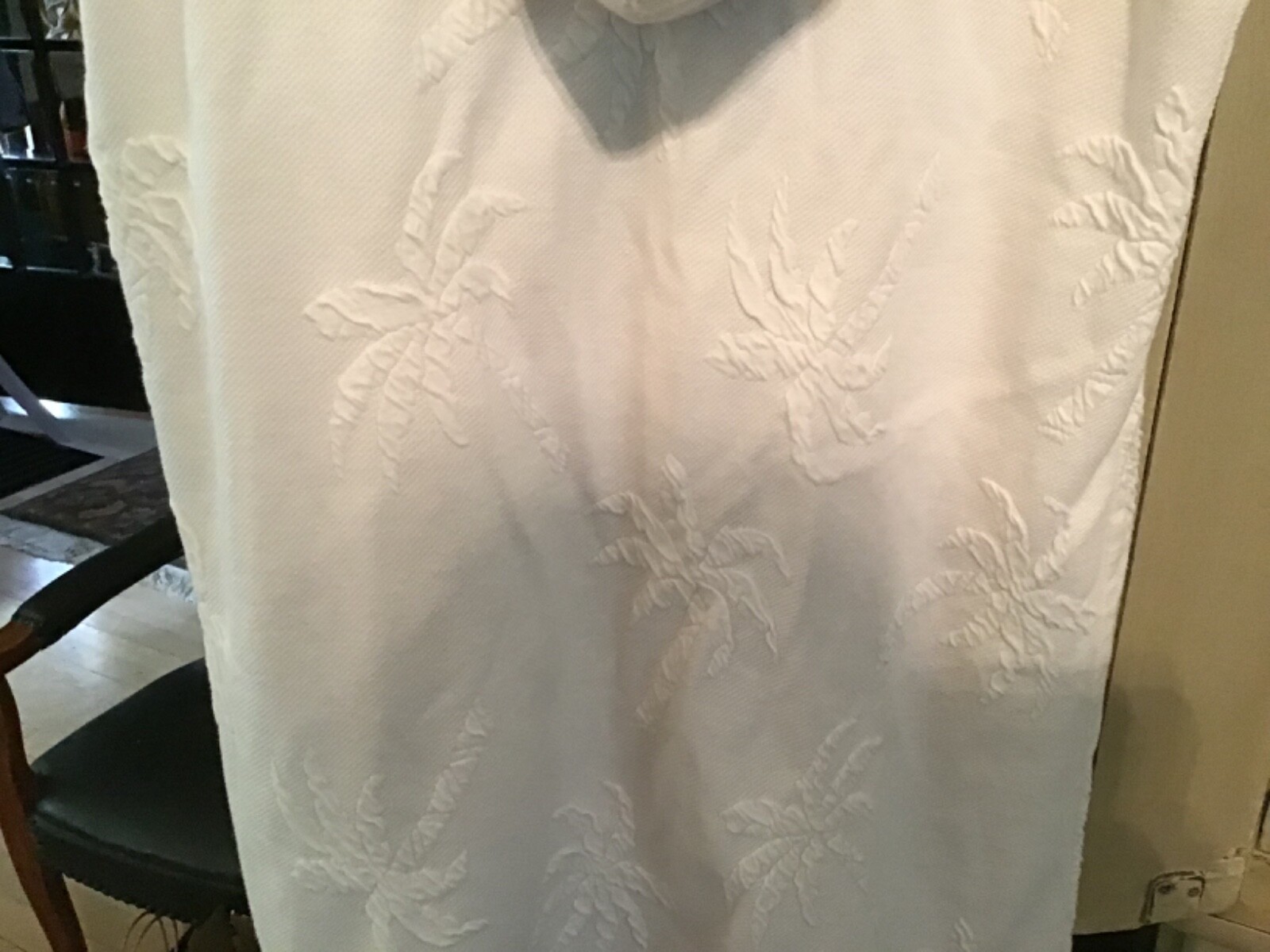a. n. a. white zip beach coverup M EUC
