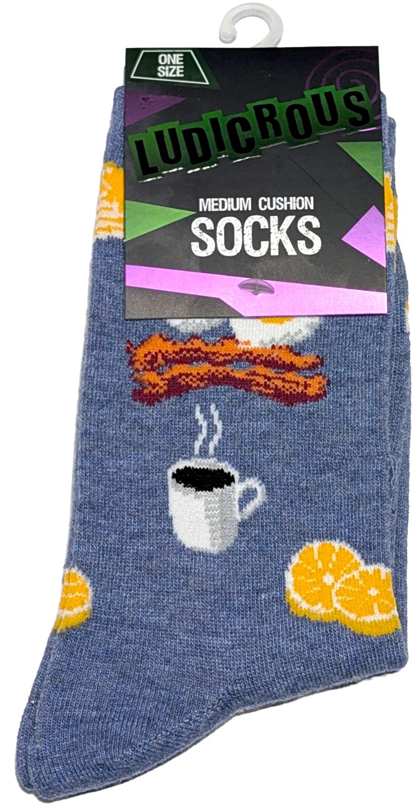 Funny Novelty Silly Unisex Crew Socks Various Styles One Size Fun Unique Socks