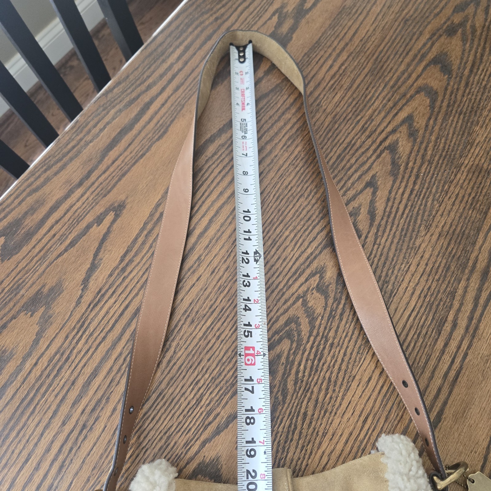 Vintage COACH Shearling Shoulder/crossbow Bag