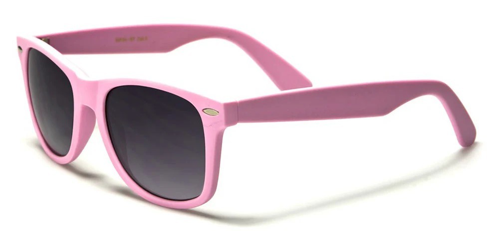 Classic Style Pink Frame Gradient Lens Unisex Sunglasses UV400 Sun Protection