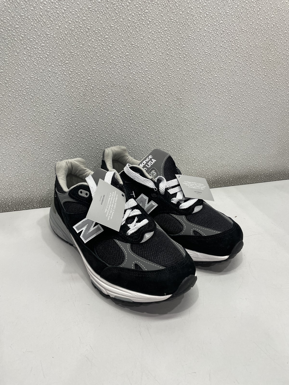 New Balance Made In USA 993 Lifestyle Shoes Men’s US 8EE, Black & Grey
