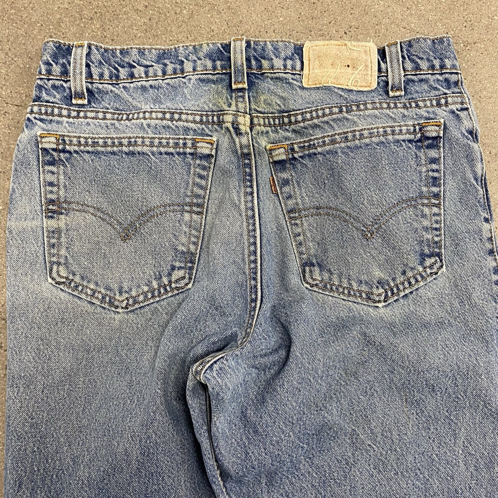 Vtg Levi’s 540 Jeans Relaxed Fit Mens Actual 32×31.5 Blue Medium Wash USA Made
