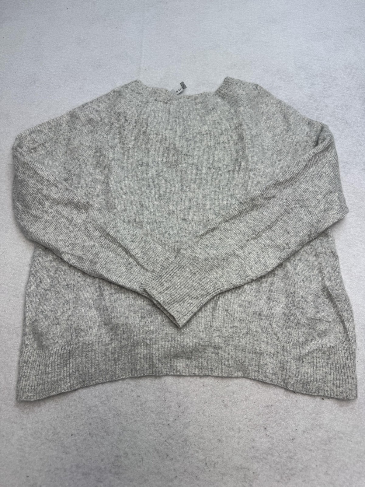 Vince Sweater Womens XS Gray Cashmere Linen Crewneck Long Sleeve Pullover Knit