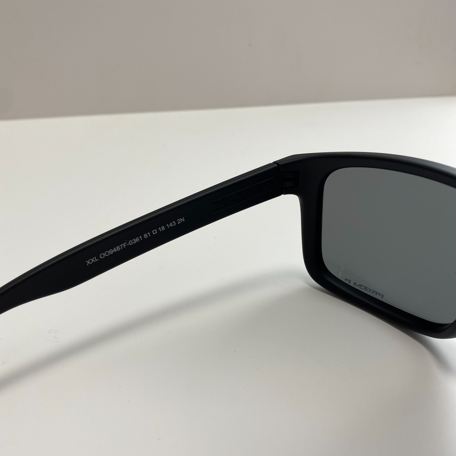 Oakley HOLBROOK XXL 9487 Matte Black Polarized Sunglasses PRIZM Black Lens New