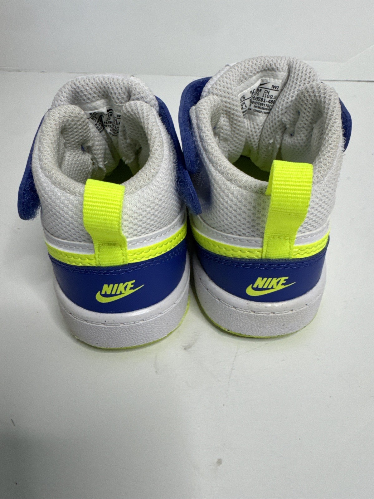 nike court borough mid 2 size 5