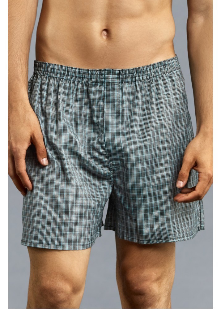 Men Boxer Trunk 3 6 Pack Lot Plaid Shorts Checkered Underwear Briefs S M L XL 2X