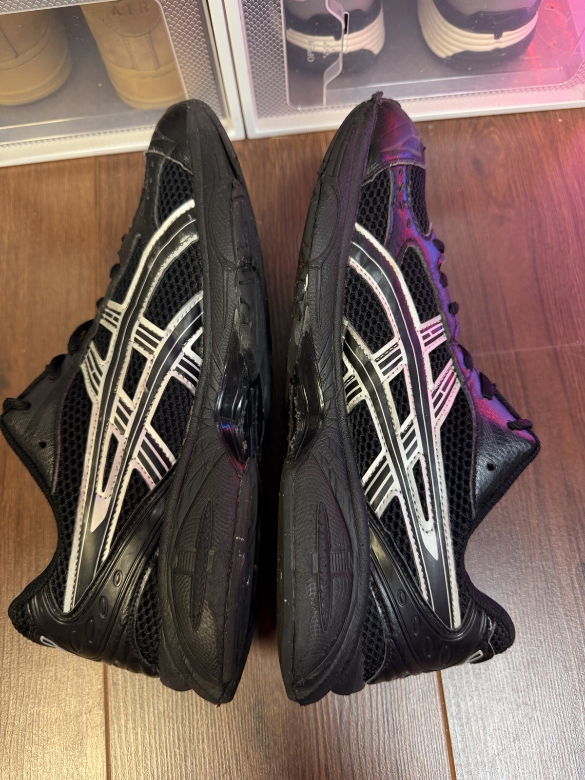 ASICS GEL-KAYANO 14 sneaker shoes color Black/Pure Silver