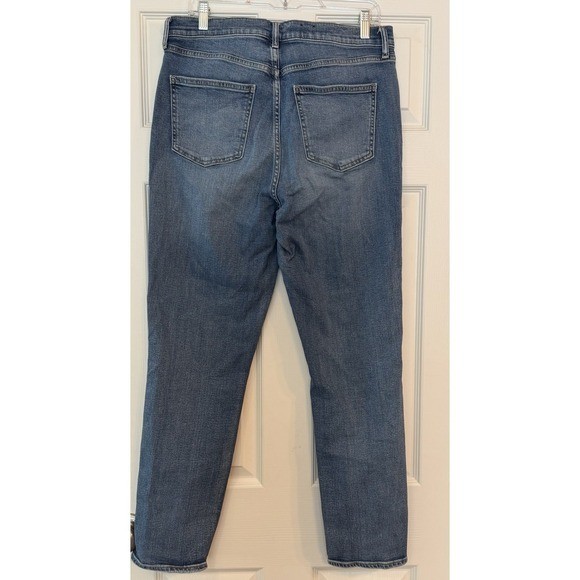 Gap Vintage Slim High-Rise Jeans 14 Tall Denim Blue 32×30 Medium Wash Straight