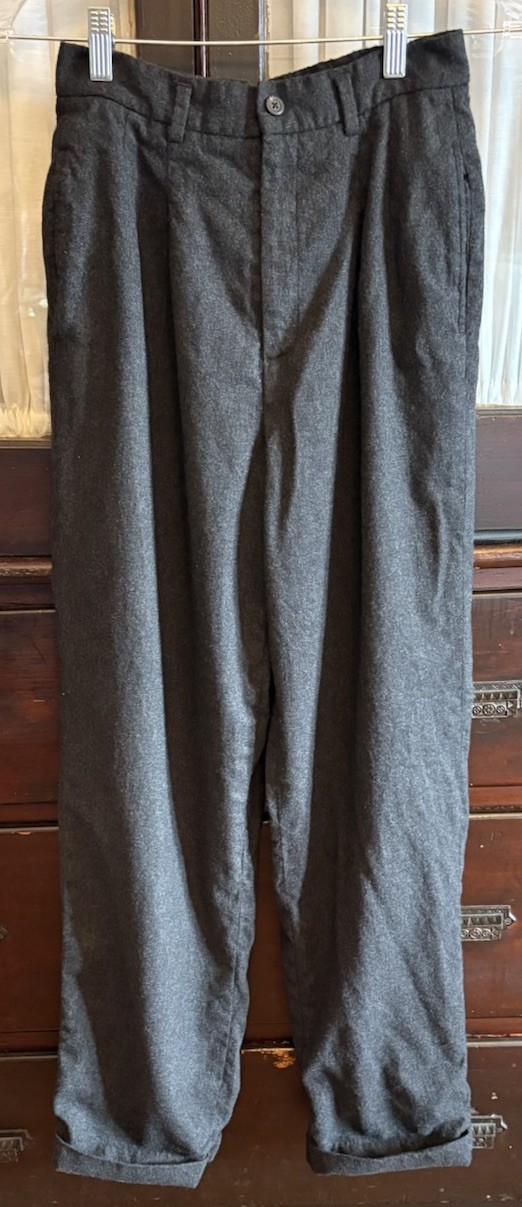 Vintage 1990s Ralph Lauren Women’s Gray 90%Wool 10% Cashmere Straight Pants 0