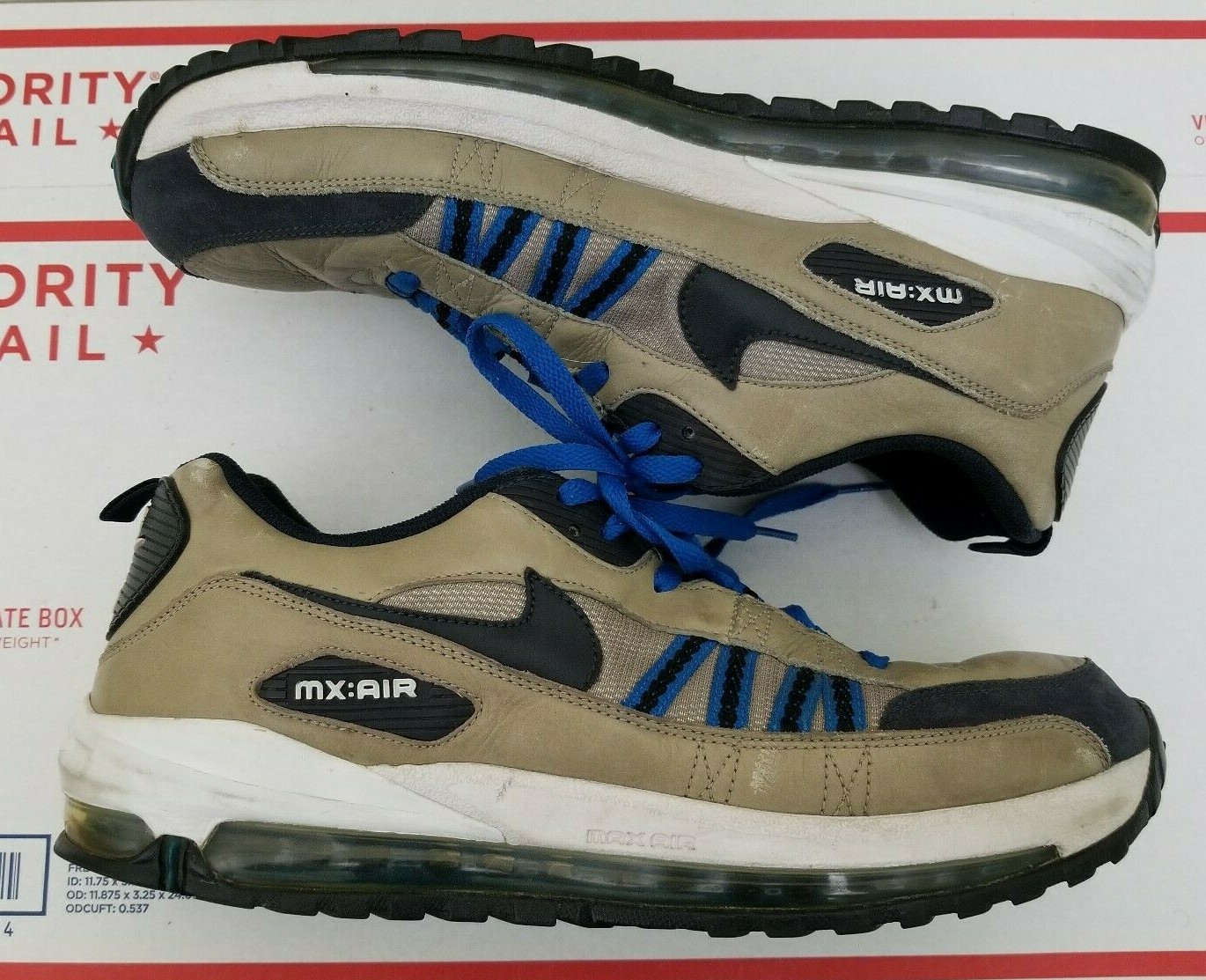 Nike Air Max Terra Ninety Brown Tan Black Blue Beige White 324998-241 13
