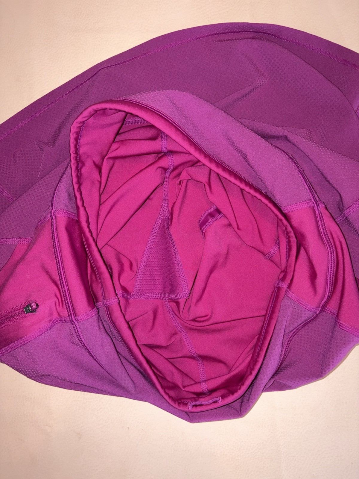 Athleta Action Skort In Dobby 14.5″ Magenta Women’s XS Athletic Skirt Pockets