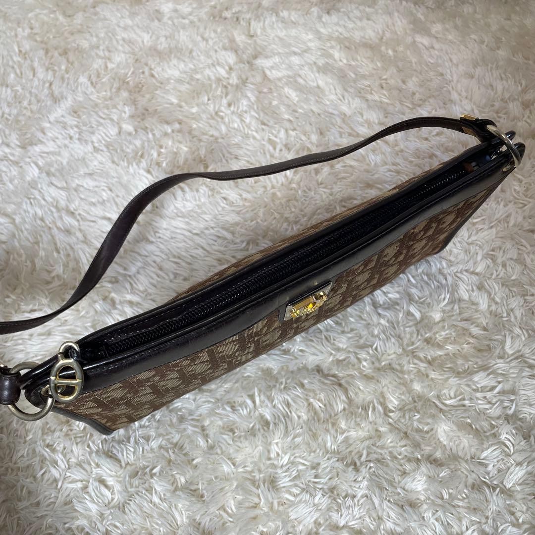 Christian Dior Bag Trotter Logo Hardware Canvas Shoulder rh4987060