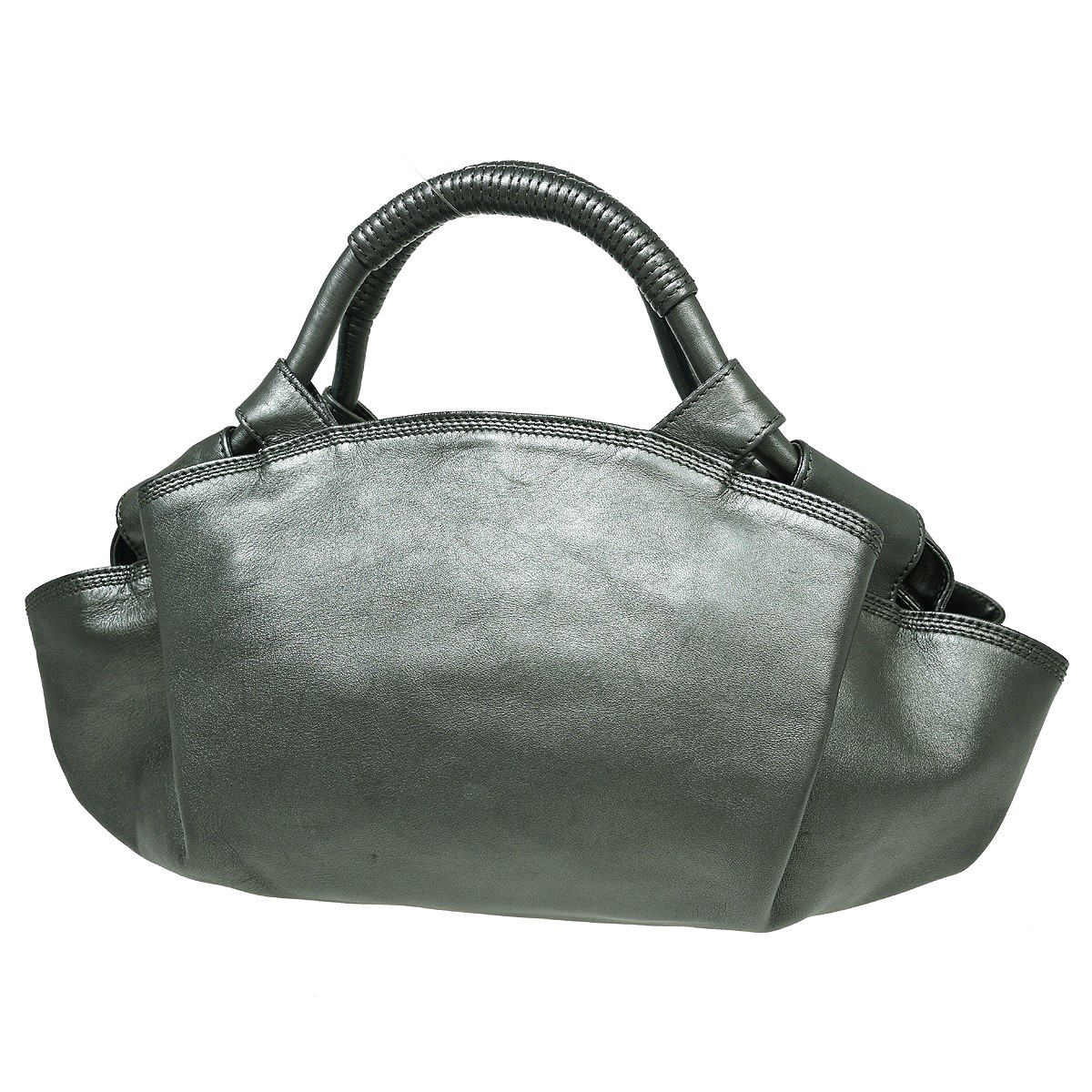 Loewe Gray Lambskin Nappa Aire Handbag 060907 NQ09489