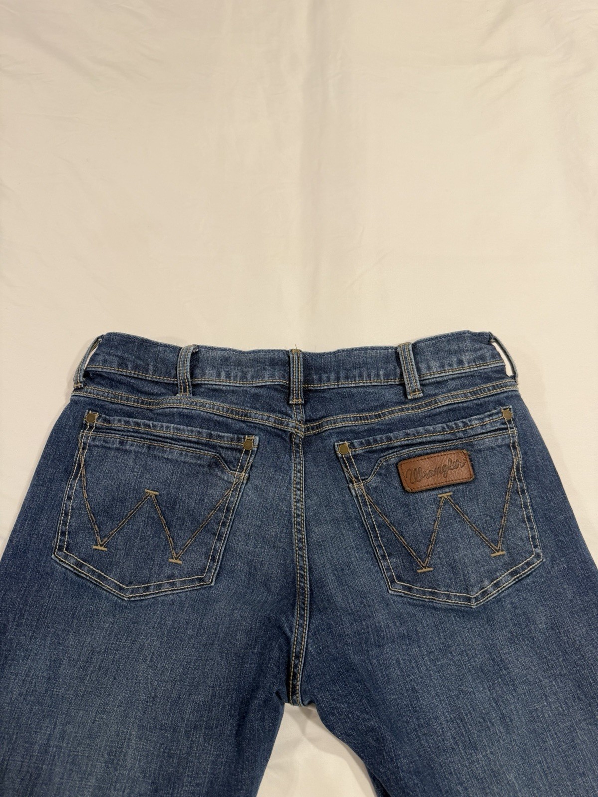 Wrangler Retro Slim Boot Jeans Denim Men’s Size 34×32 Blue WLT77LY Medium Wash