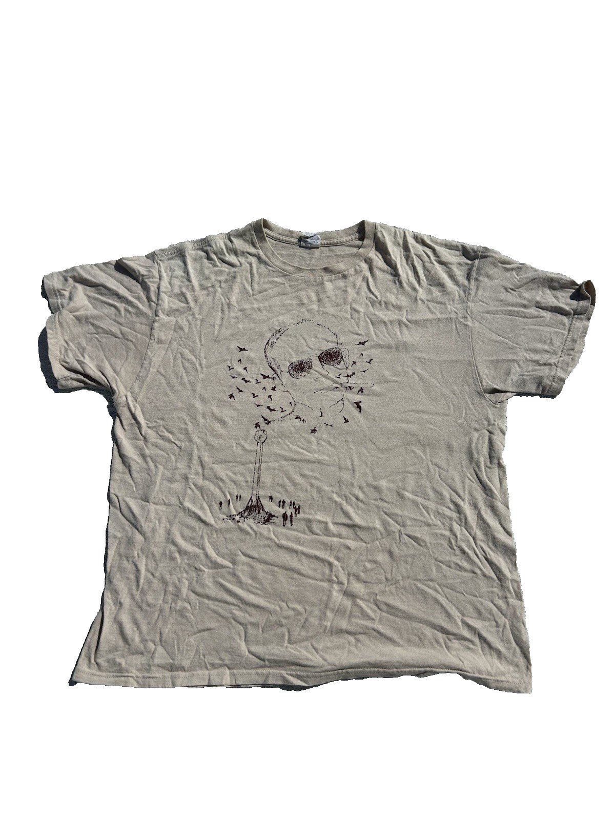 Vintage Hunter S Thompson Fear And Loathing T Shirt Vtg Ralph Steadman Art Gonzo