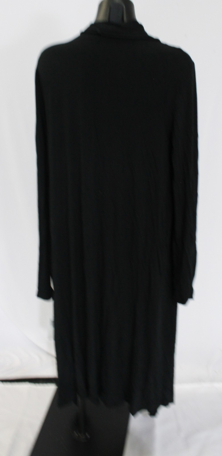 Donna Karan Women’s New York Solid Loungewear Robe AP2 Black Medium NWT