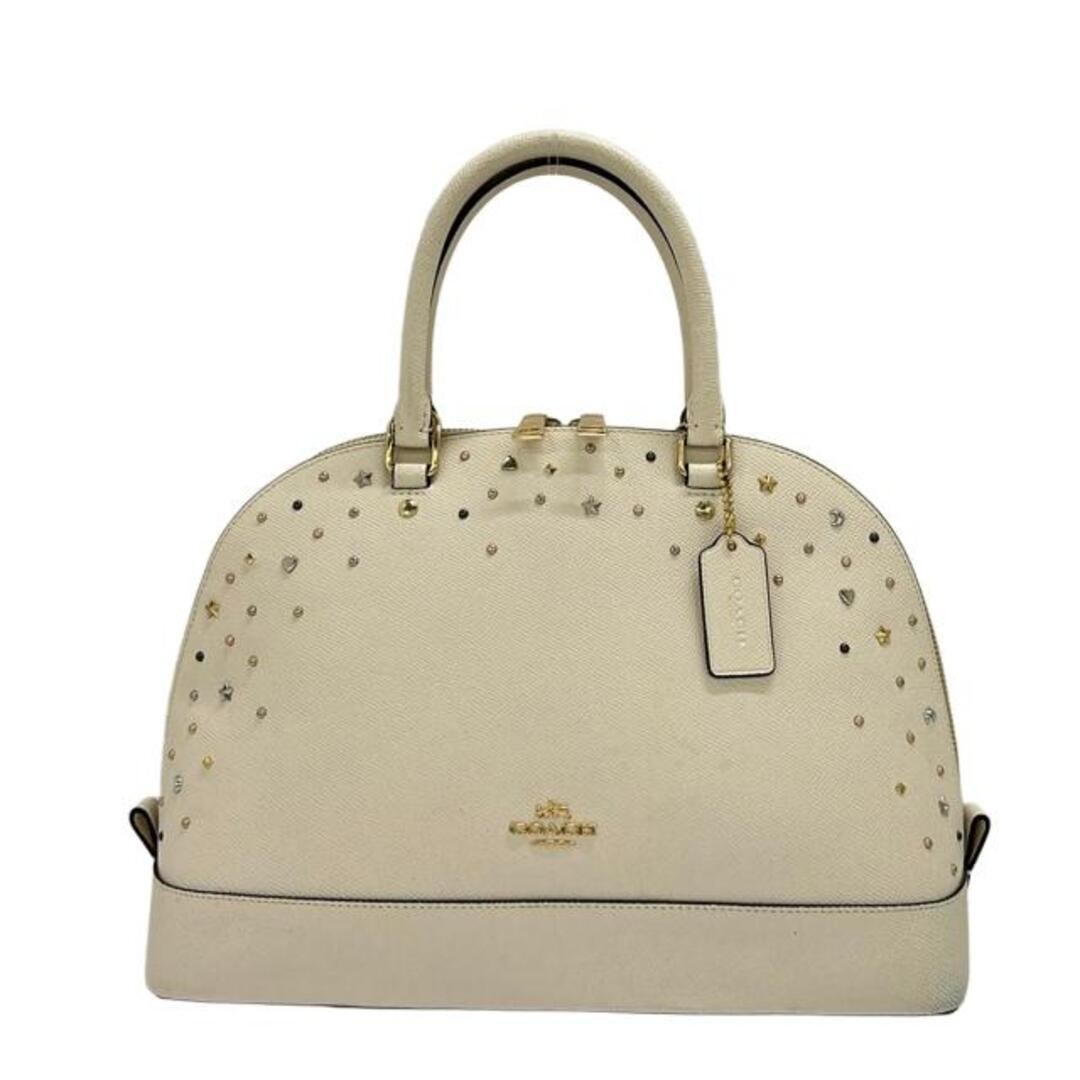 COACH Handbag F22300 Ivory Leather 5a