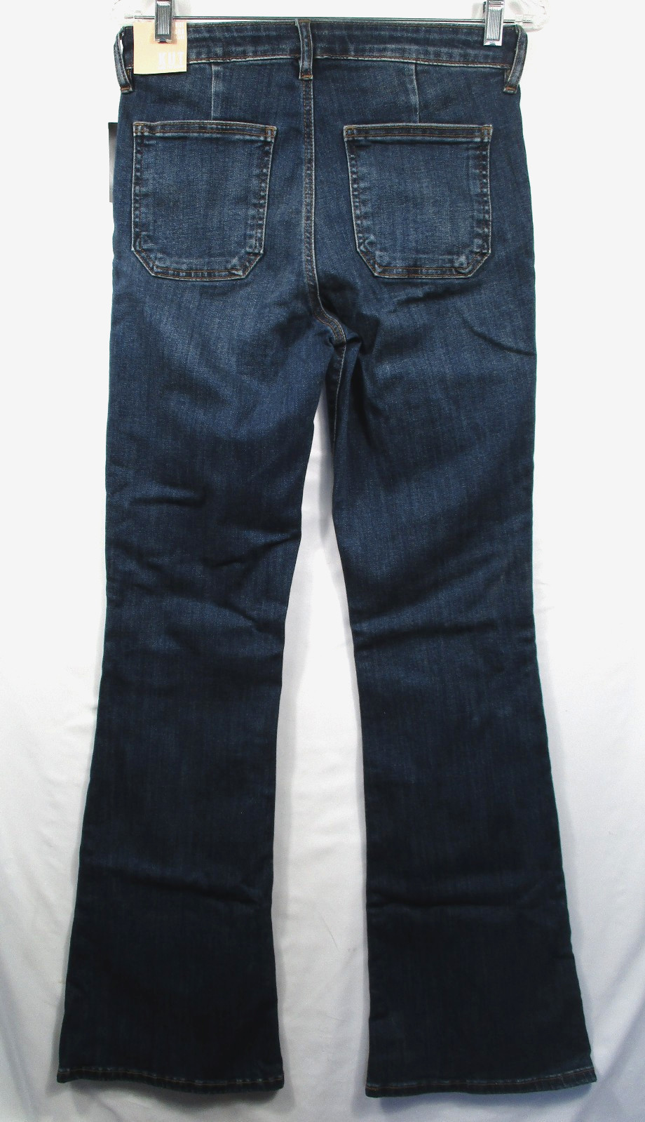 -NWT KUT From The Kloth Ana High Rise Flare 33.5″ Inseam Jeans Indigo Sz 4