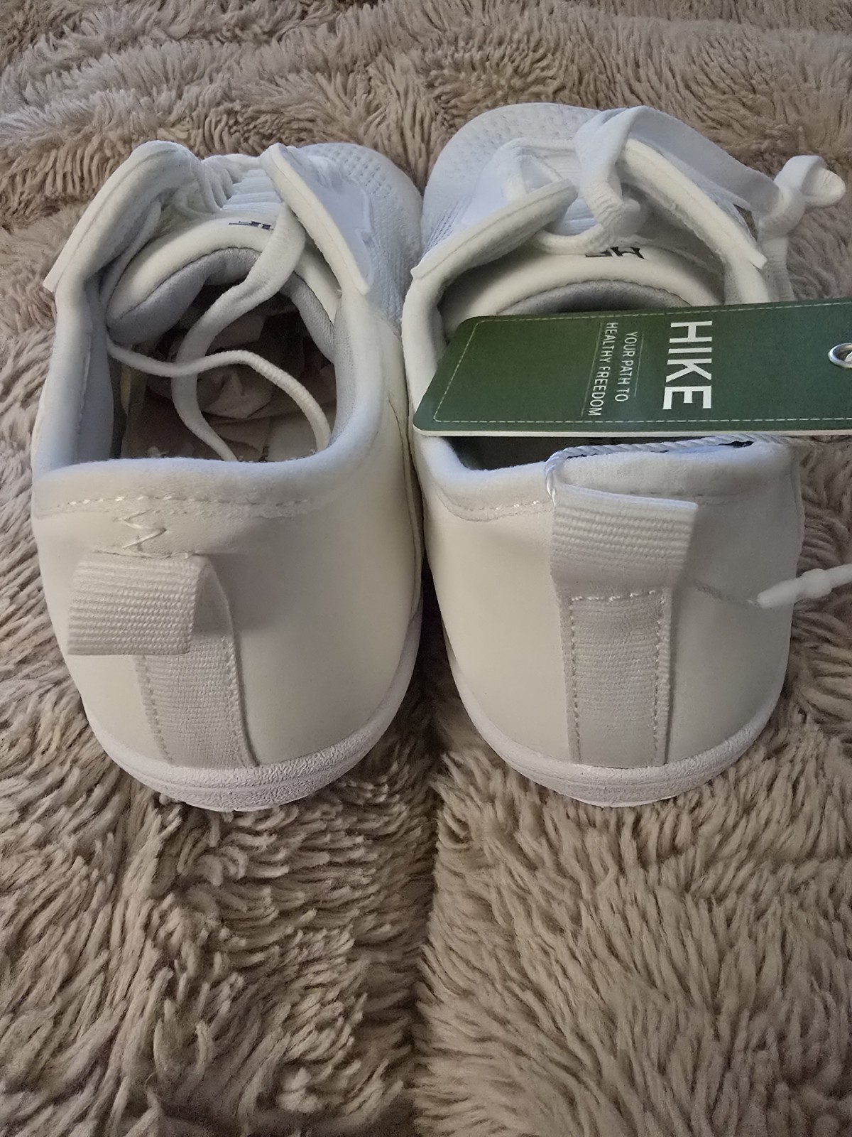 NWT HIKE Footwear HF Stride White Barefoot Sneakers Women Size EU 37 US 7