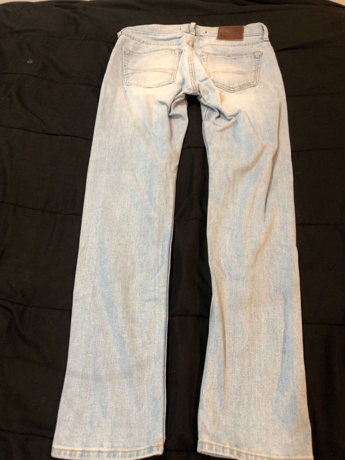 HOLLISTER Epic Flex Skinny Light Wash Blue Denim Jeans Men’s Size W 29 L 32