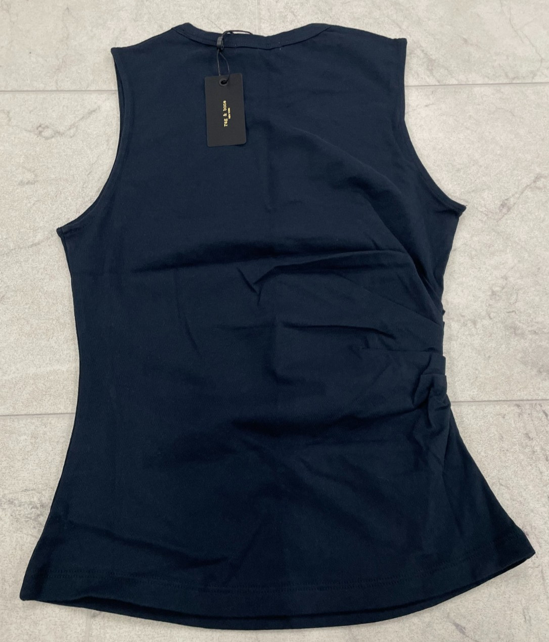 NWT $158 Rag & Bone Mica Jersey Wrap Tank In Salute Size: Medium