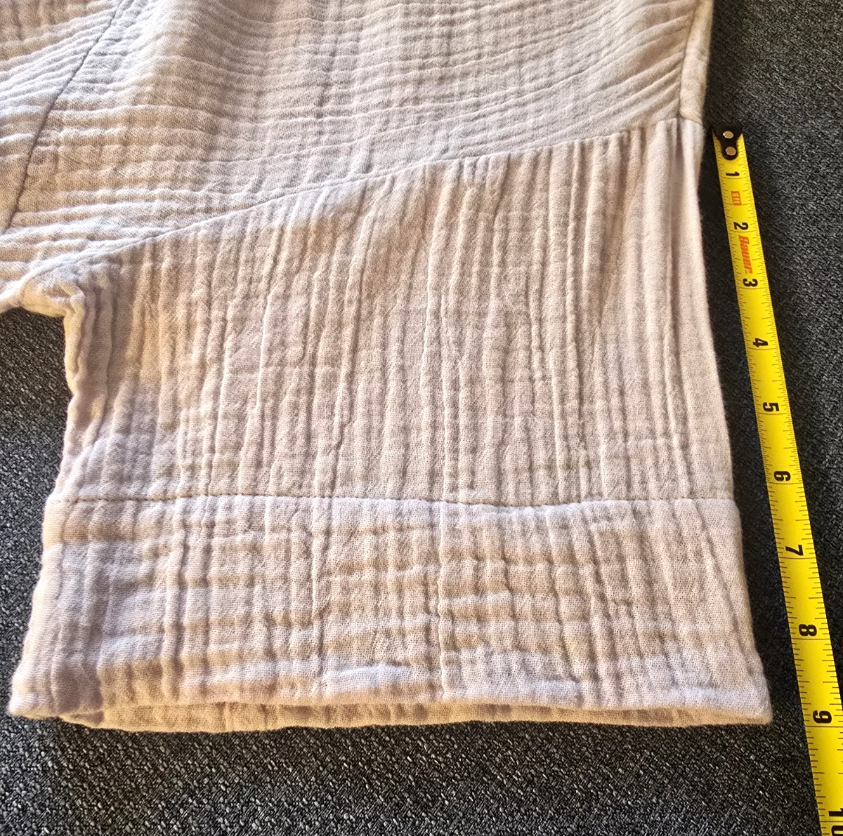 Eileen Fisher Box Top Mallow Organic Cotton Lofty Gauze 2X Coastal Grandma Shirt