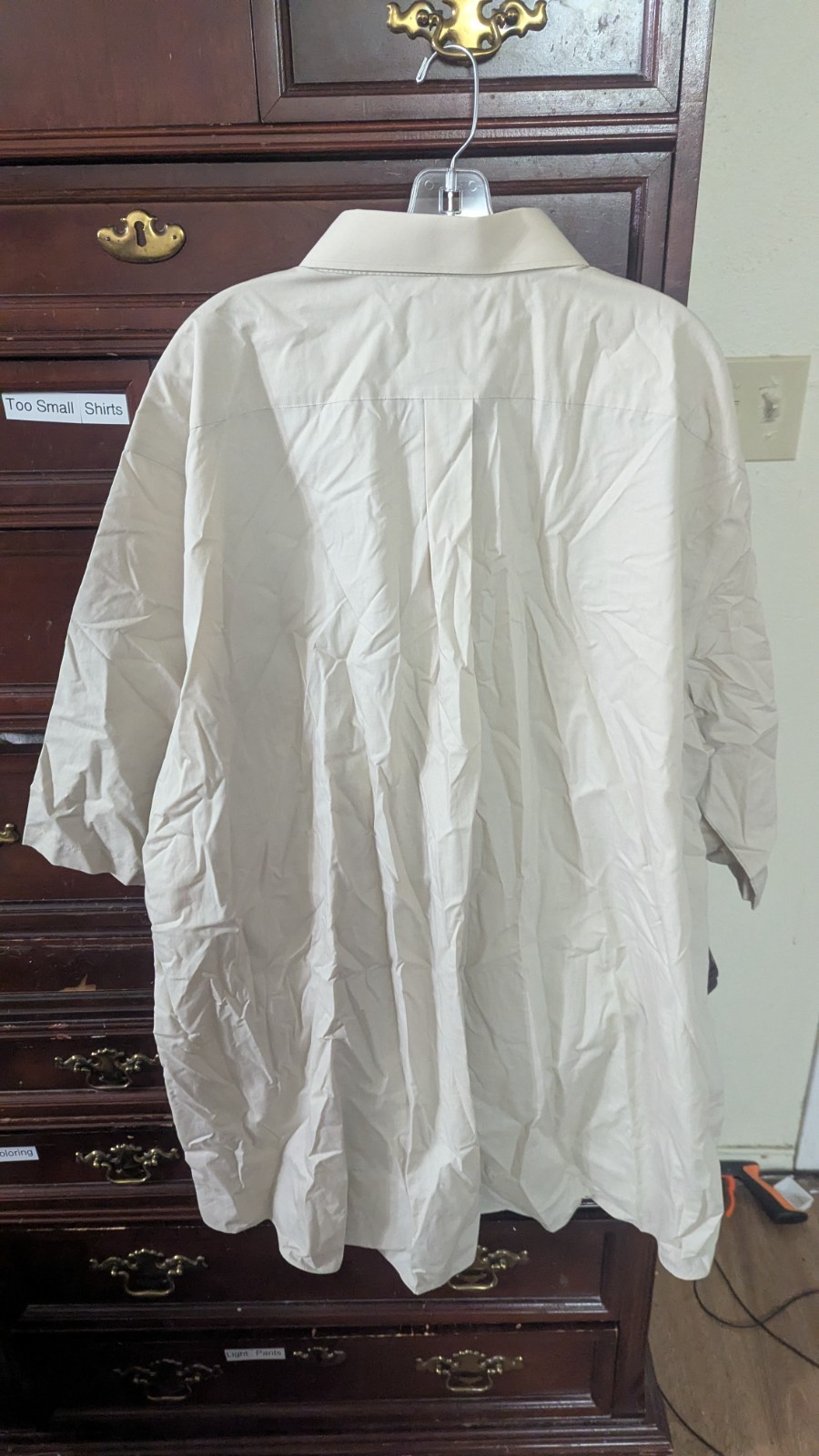 Large Lot MENS BUTTON DOWN DRESS SHIRTS 4XL 20×34/35/36/37/38/39 22×35 SOLID