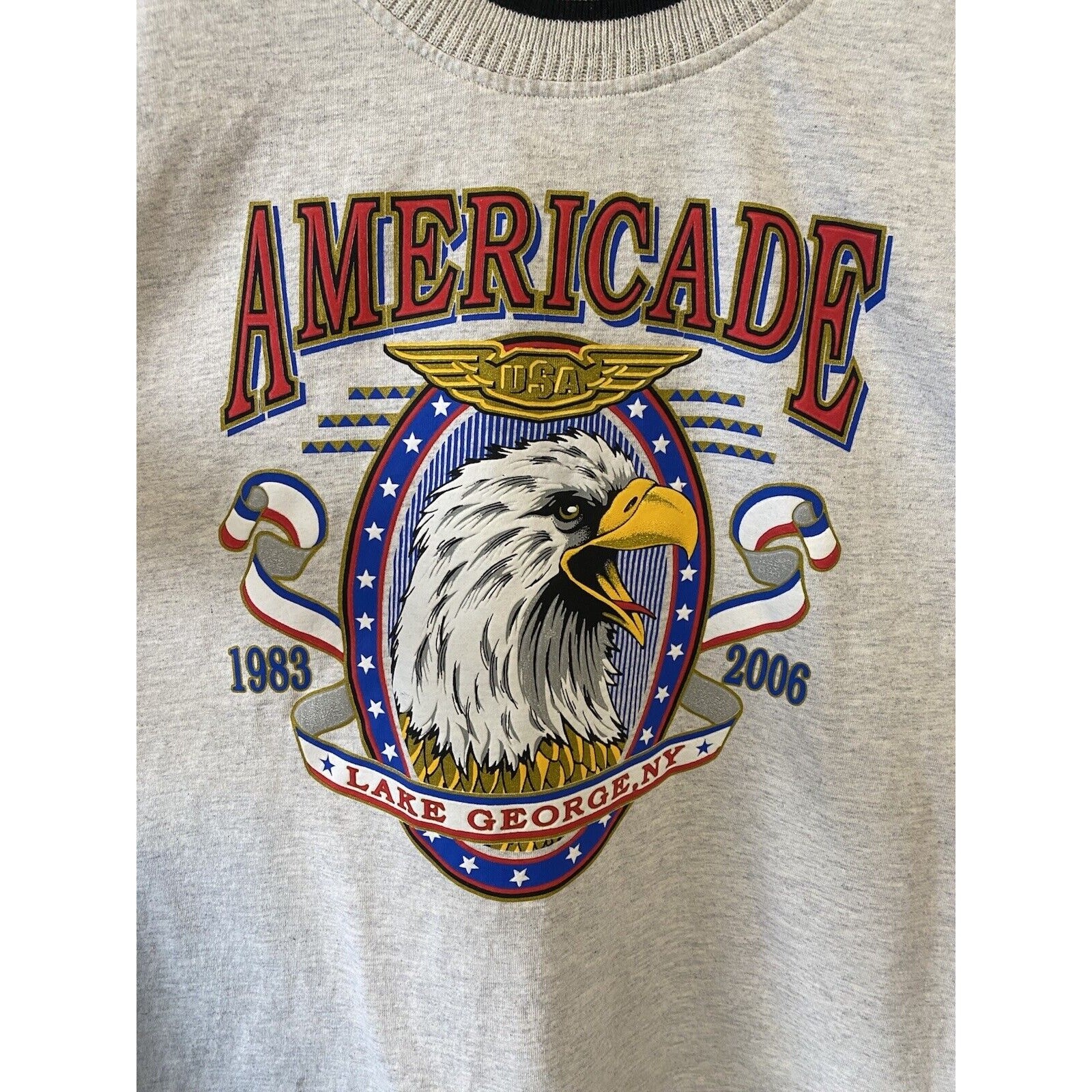 Americade Shirt Mens Size XL Motorcycle Bike Week Vintage 1983 2006 Cotton Tee