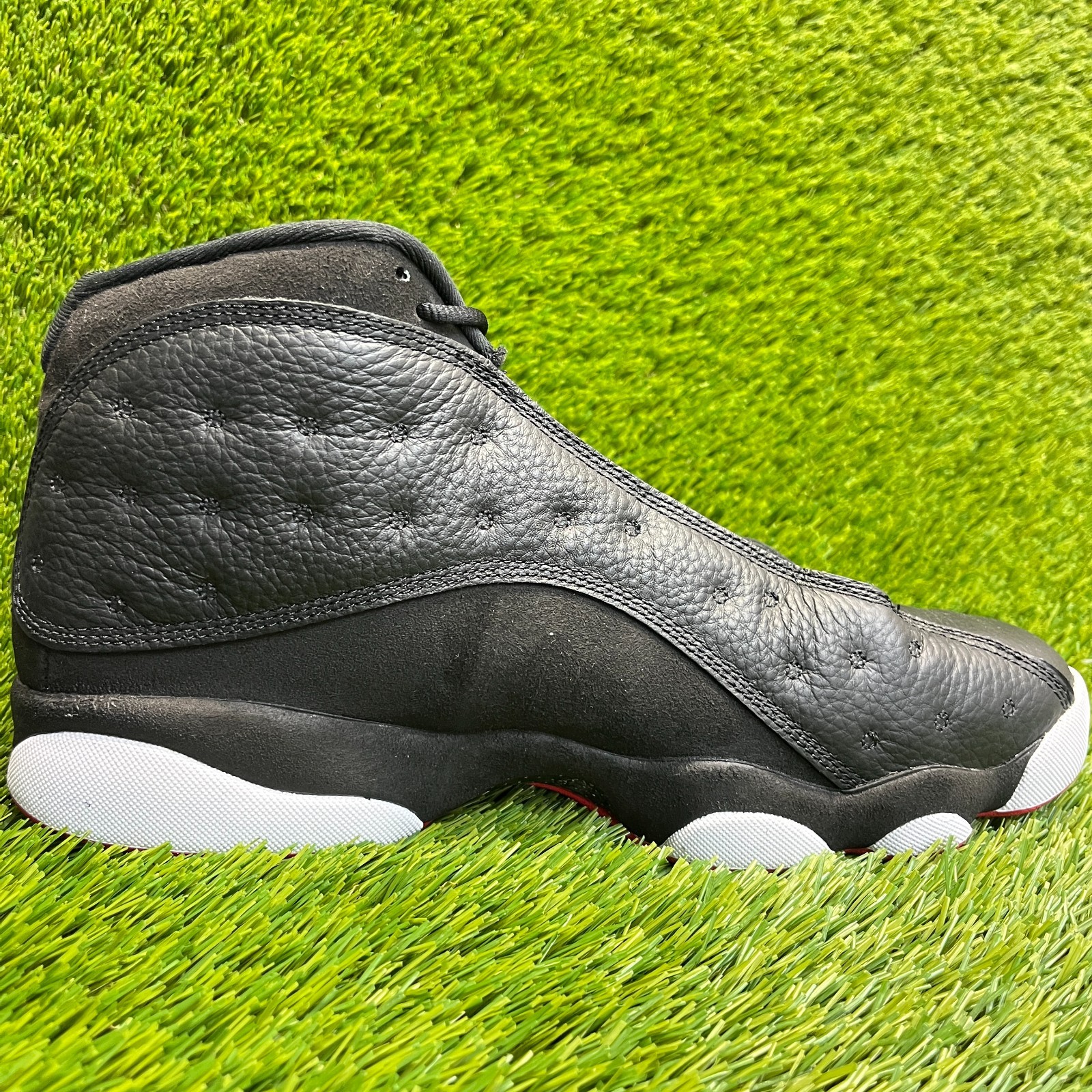 Nike Air Jordan 13 Retro Mens Size 12 Black Athletic Basketball Shoes Sneakers