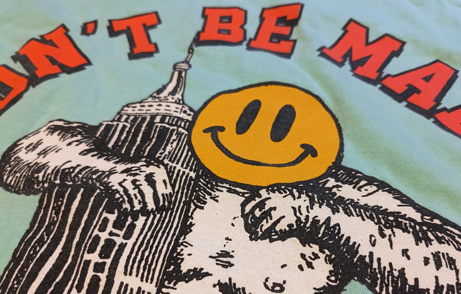 JOE FRESH GOODS Don’t Be Mad New York City NYC DBM T-Shirt Size L Mint Green