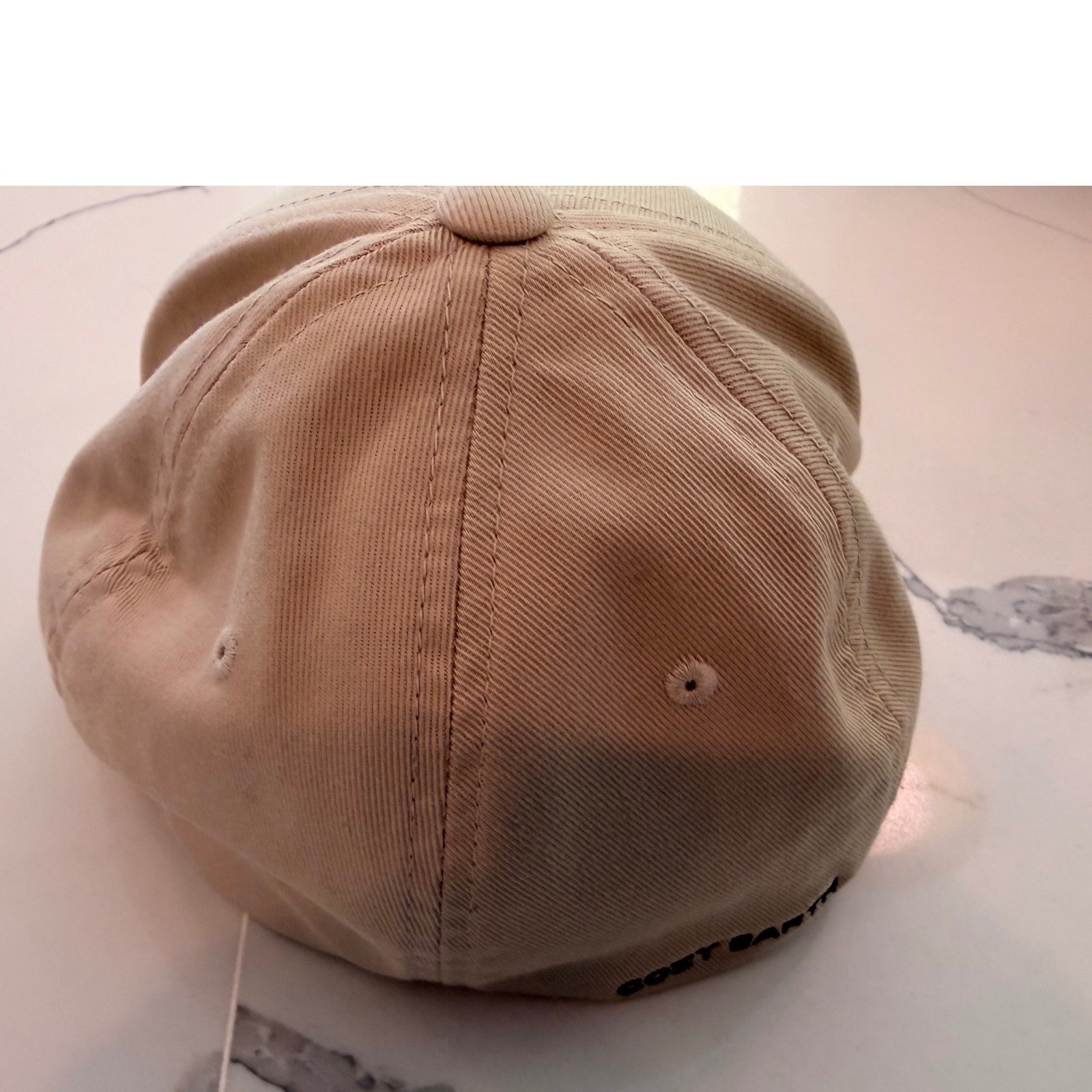 Cozy Earth Flexfit Hat Beige S/M Stretch Fitted Cap NWT
