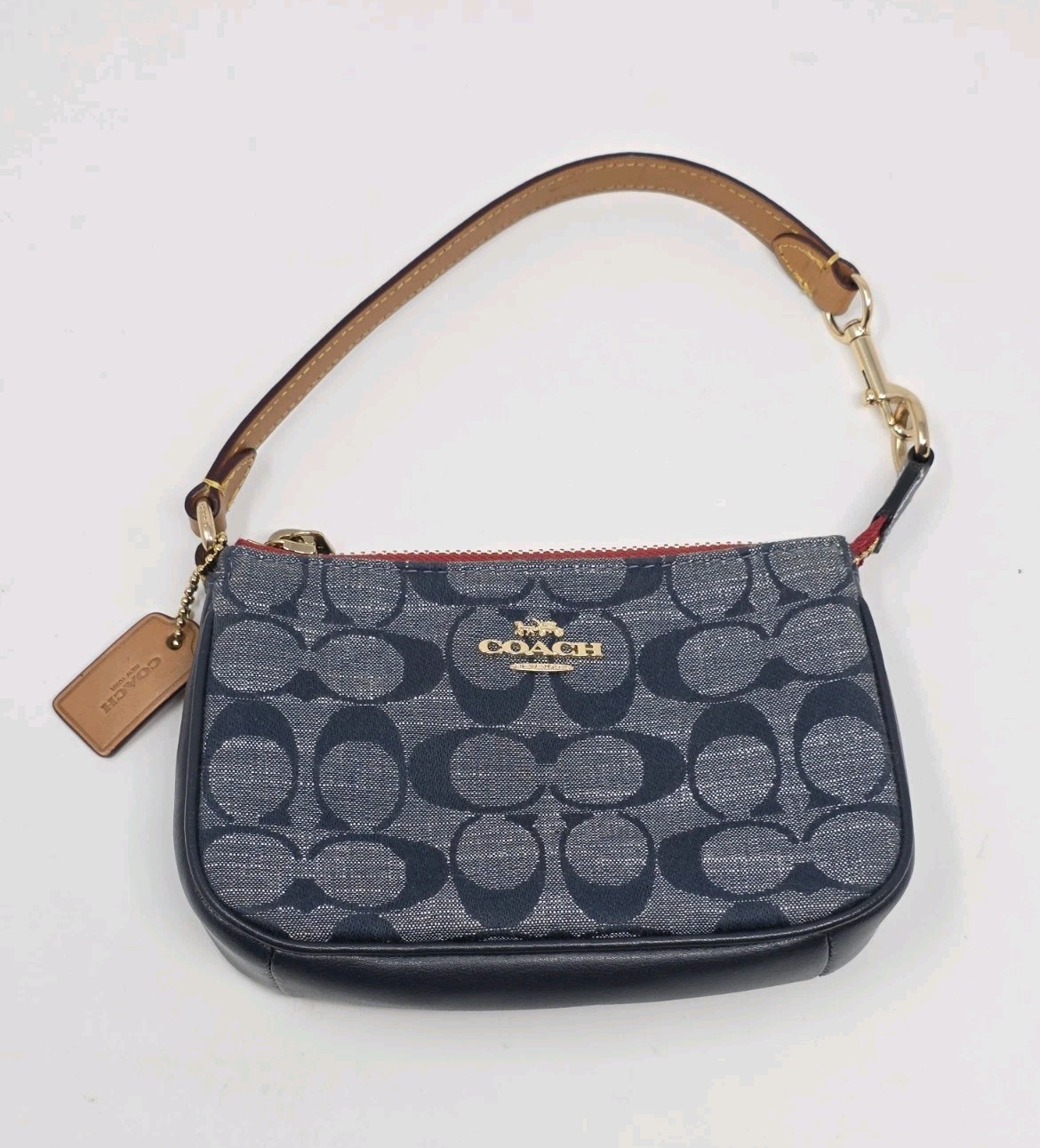 Coach C8665 Nolita 19 In Signature Denim Mini Hand Bag