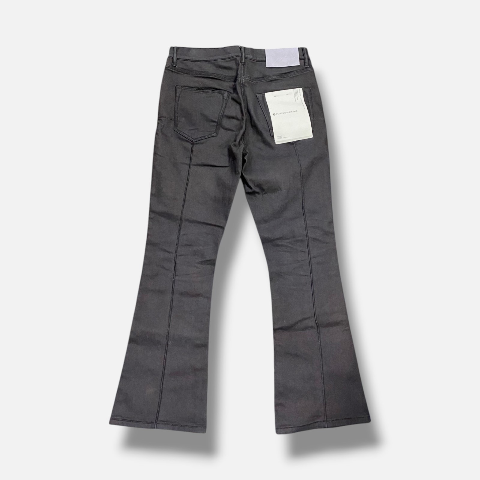 Purple Brand Men’s Black P004 Flared Seam Jeans Size 31
