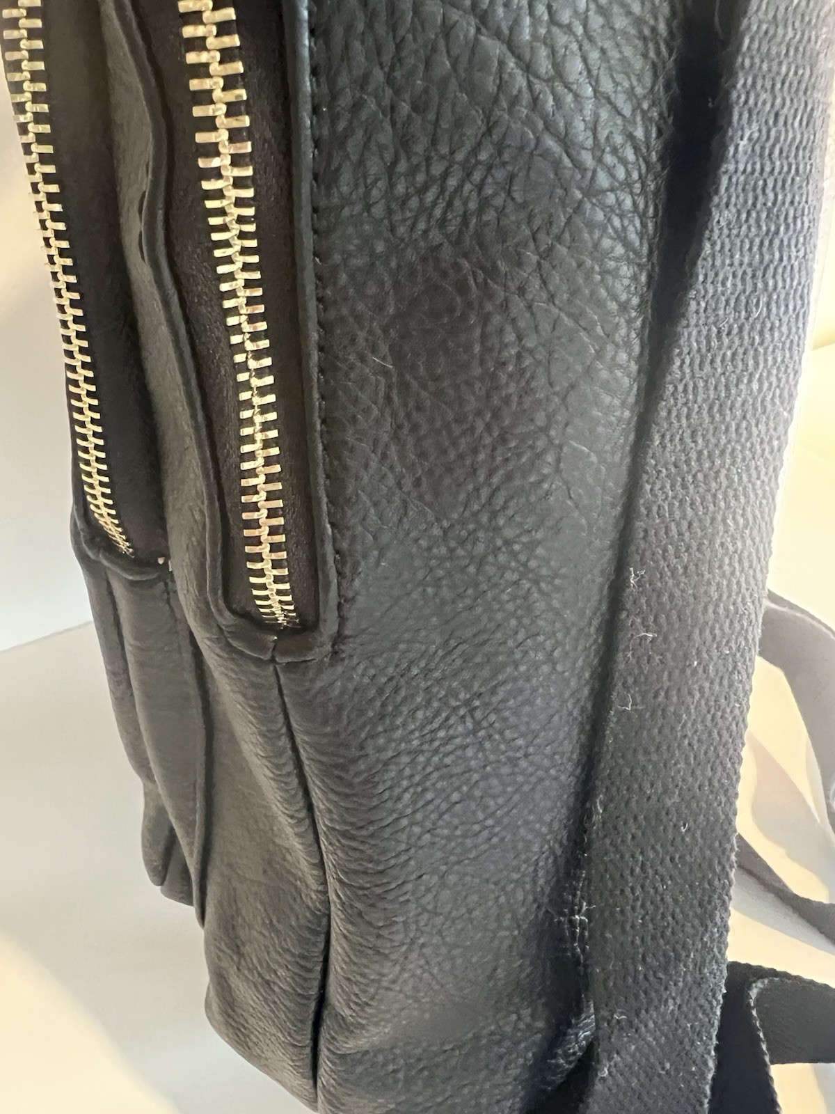 Black Vegan Leather Backpack Purse | Clean Girl Minimalist Citycore Sleek Chic