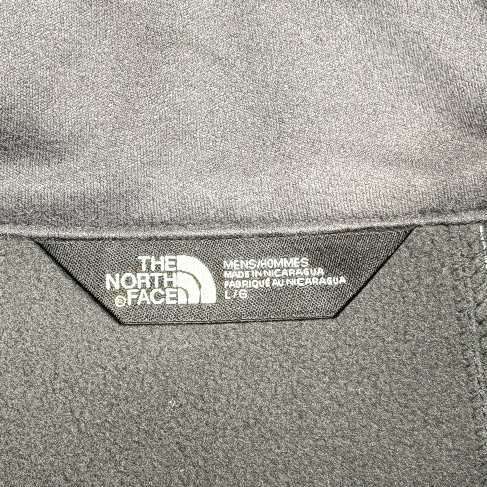 The North Face Apex Barrier Jacket Mens Large Grey Windwall Softshell NF0A3LGT