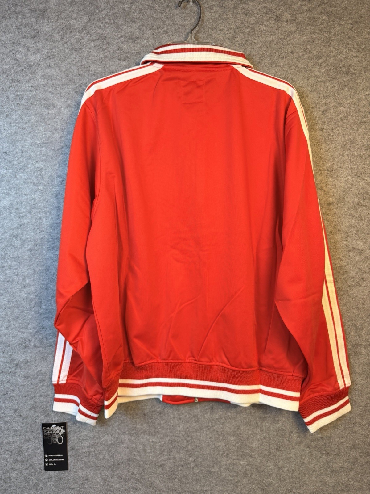Ghast Track Jacket Mens XL Red Switzerland Flag Full Zip