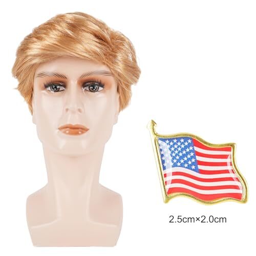 Funny Celebrity Wig Presidential Candidate Political Donald Trump