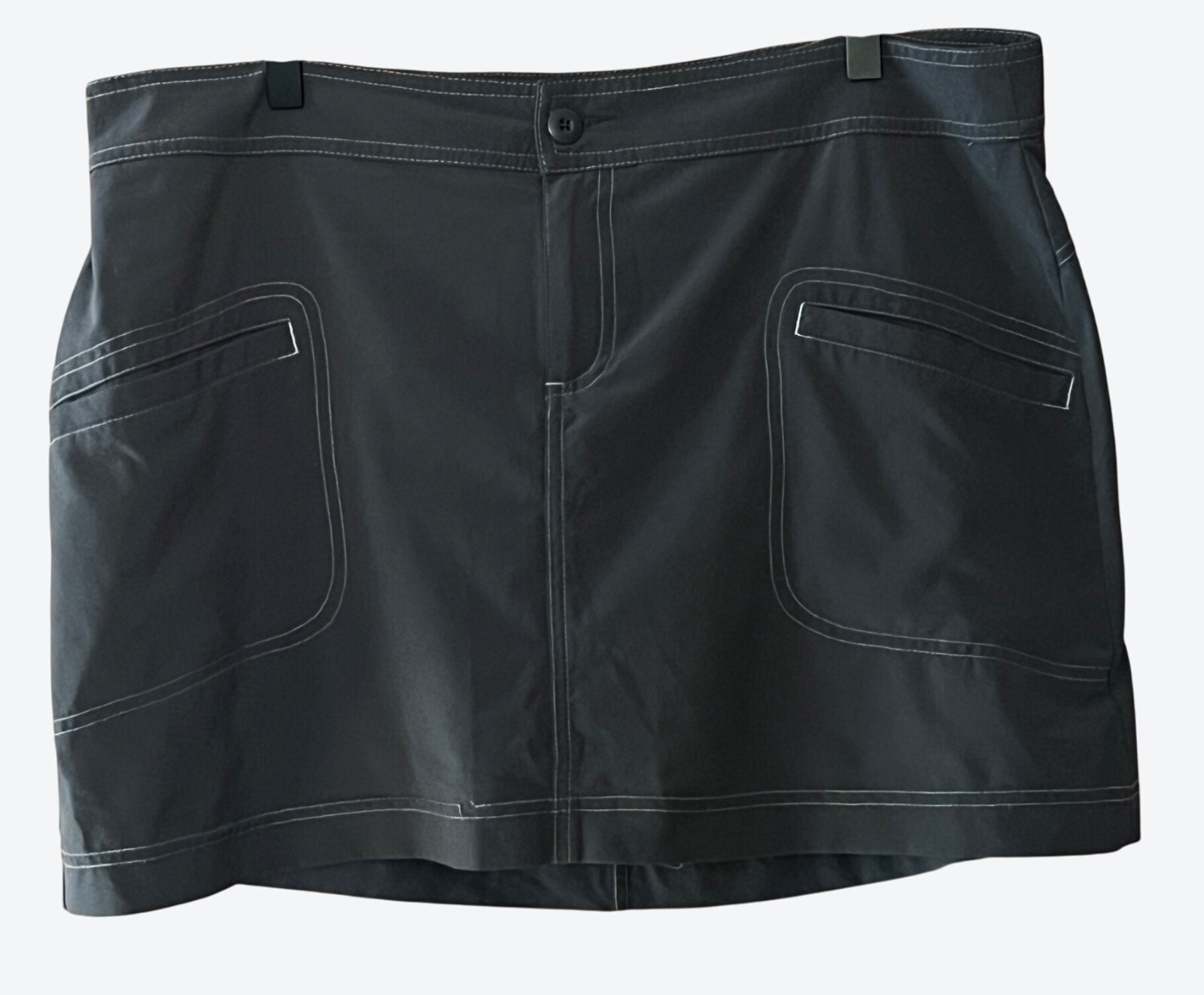 Prana Women’s Size 12 Charcoal Gray Nylon Blend Active Skirt