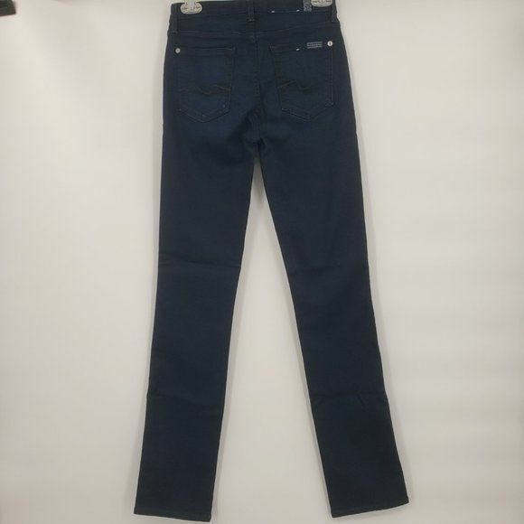 7 For All Mankind Kimmie Straight Leg Jeans Dark Wash Women’s Size 26 NWOT