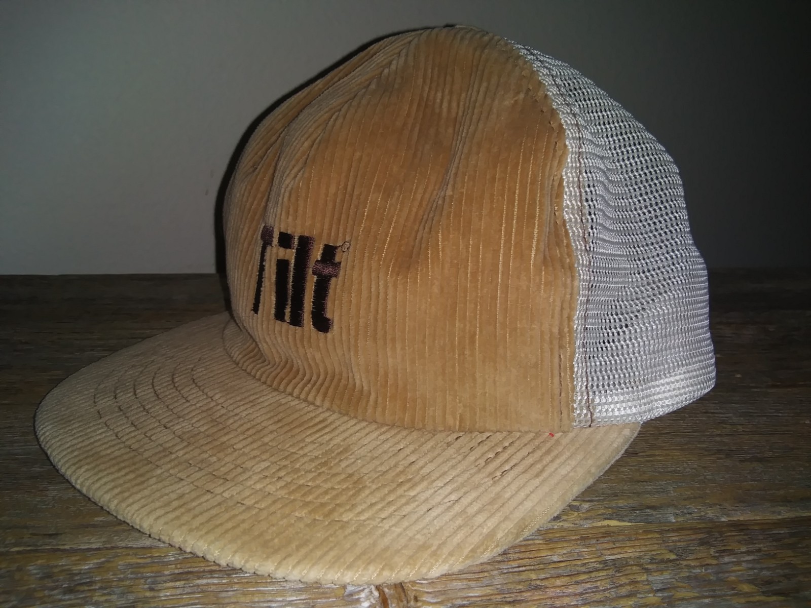 Vintage Tilt Corduroy Hat Skateboard Inspired Streetwear Skating Brand Mens Cap