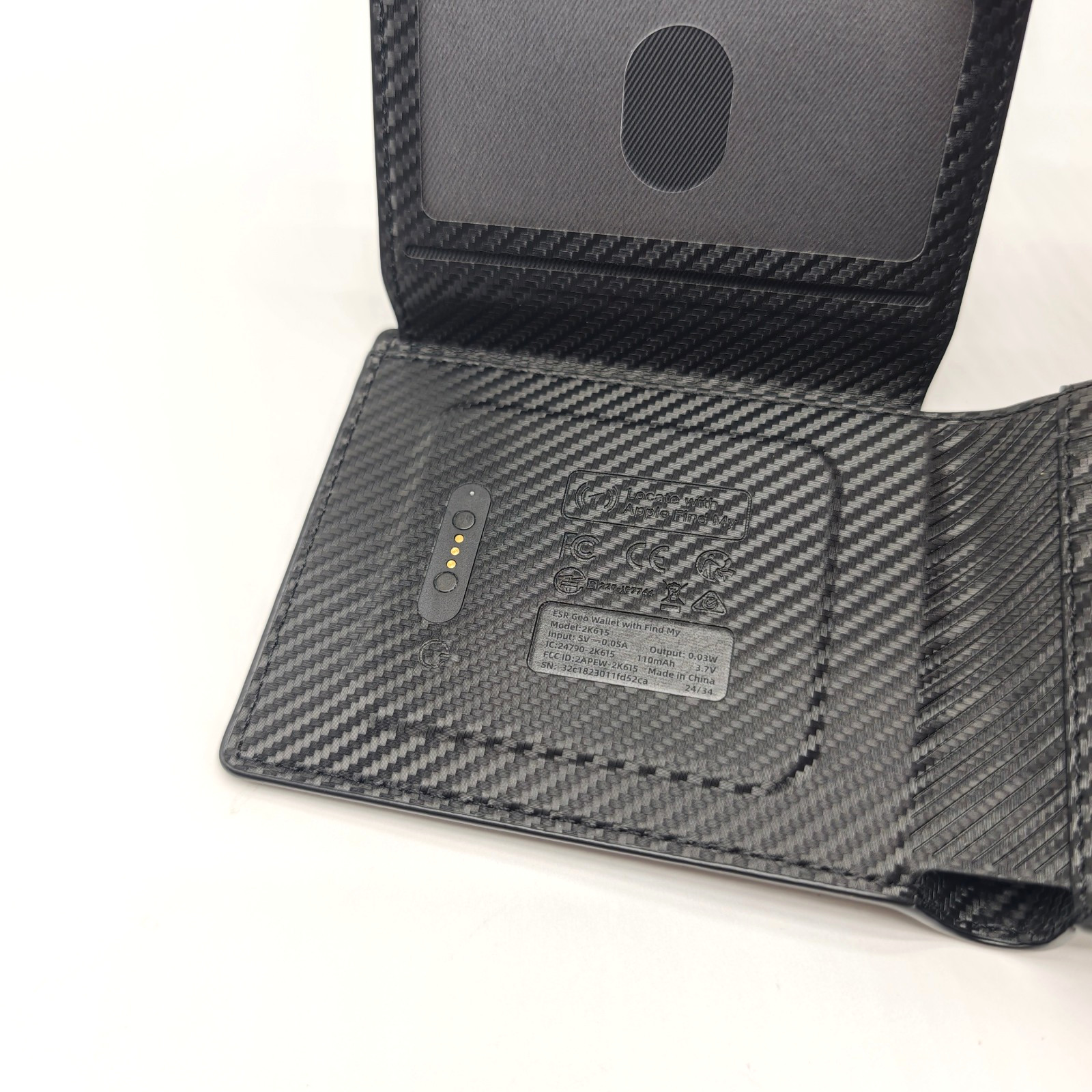 ESR Geo Wallet with Find My, RFID Blocking, GPS Wallet for Men, Wallet Tracker