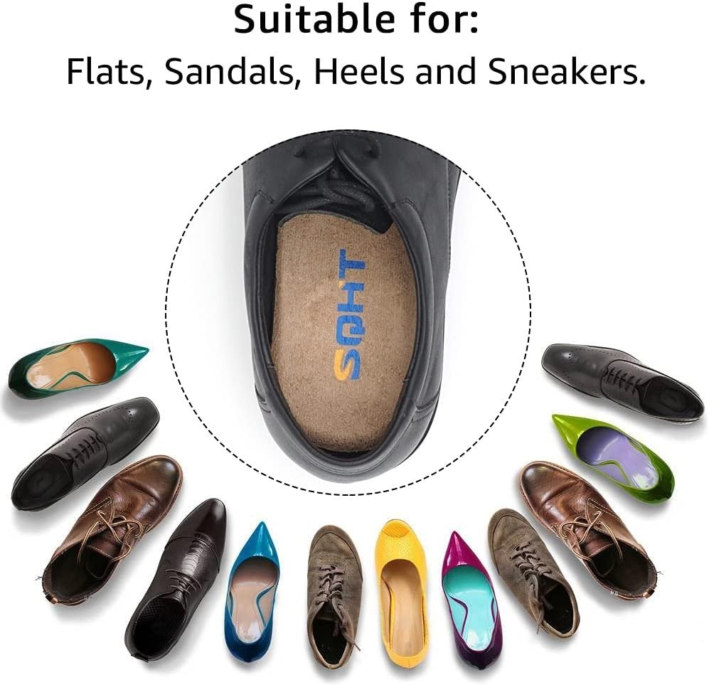 Adjustable Orthopedic Heel Lift Inserts – Height Increase Insoles for Leg Len…