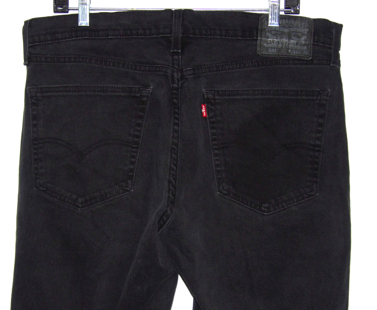 Levi’s 541 Athletic Tapered Leg Stretch Black Denim Jeans Men’s 36 X 30